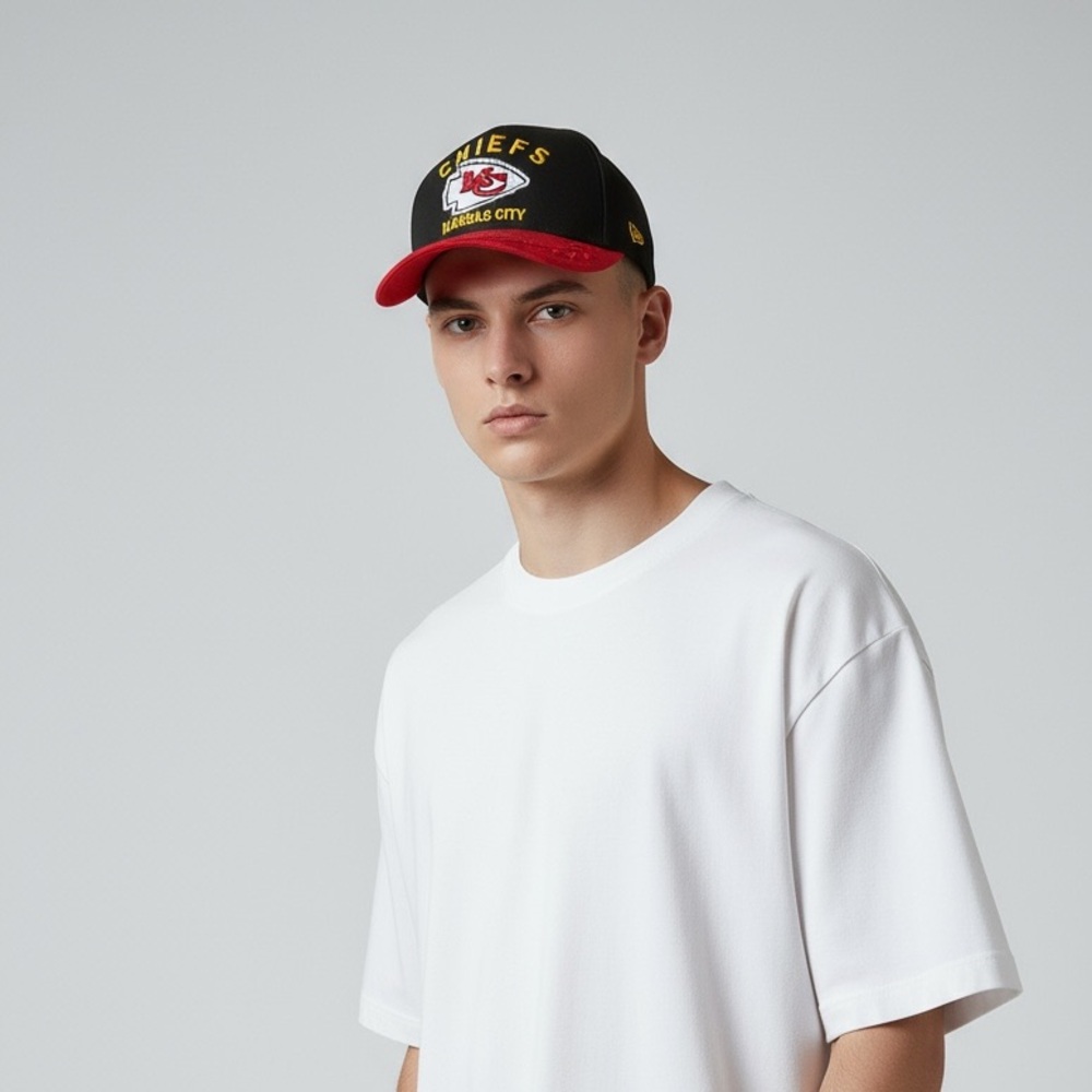 New Era Kansas City Chiefs Cap‎ - Black and Red - Picture 4 of 11